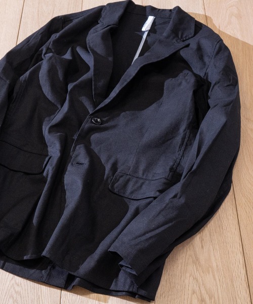 JOHN'S CLOSET（ジョンズクローゼット）の「【i】綿麻 ストレッチ テーラードジャケット（テーラードジャケット・メンズ・ベージュ/ブラック/カーキ/ネイビー・MEDIUM/LARGE/X-LARGE）」の5枚目の写真