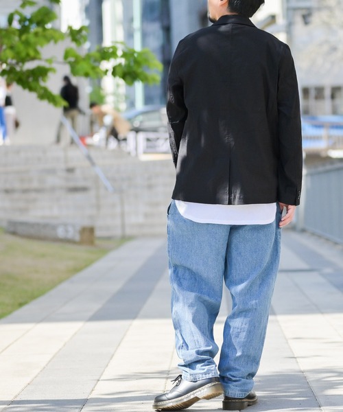 JOHN'S CLOSET（ジョンズクローゼット）の「【i】綿麻 ストレッチ テーラードジャケット（テーラードジャケット・メンズ・ベージュ/ブラック/カーキ/ネイビー・MEDIUM/LARGE/X-LARGE）」の12枚目の写真