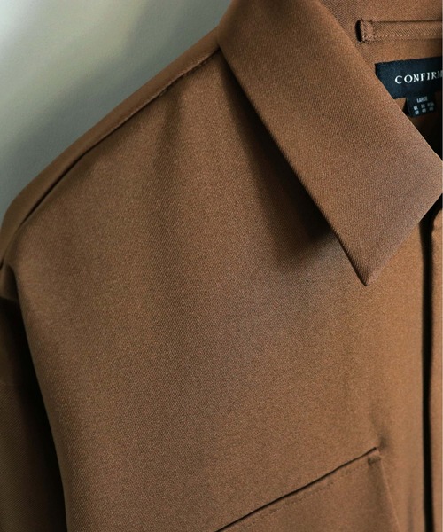 Confirm（コンファーム）の「Confirm / コンファーム CPOシャツ（シャツ/ブラウス・メンズ・ホワイト/ブラック/ブラウン・M/L）」の17枚目の写真