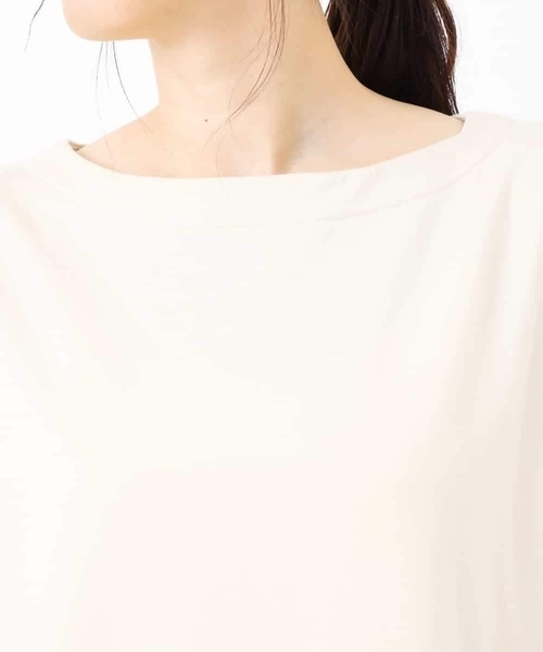 a.v.v（アーヴェヴェ）の「シャツドッキング裏毛プルオーバー（Tシャツ/カットソー・レディース・ベージュ/ミント・40/34/42/38/36）」の13枚目の写真