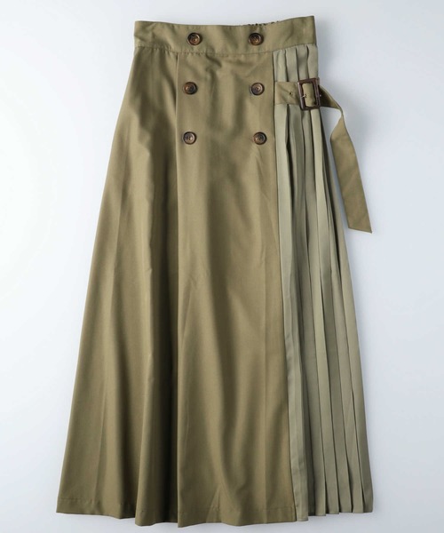 Right On ライトオン の Honeysuckle Rose 切替スカート スカート Wear