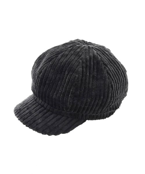 EMODA（エモダ）の「ワイドコーデュロイキャスケット（キャスケット・レディース・ブラック/ベージュ・FREE）」の11枚目の写真