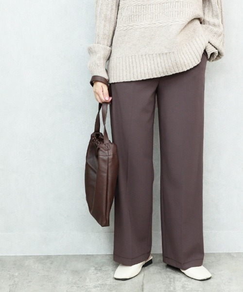 reca（レカ）の「カラーパンツ/スラックスパンツ（その他パンツ・レディース・パープル系その他/ブルー系その他/パープル・FREE）」の3枚目の写真