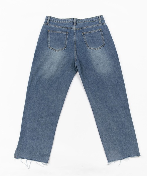 Ressaca（レサーカ）の「ヴィンテージ加工 スリットストレートデニムパンツ（デニムパンツ・メンズ・ライトブルー/インディゴブルー・L/XL/M）」の16枚目の写真