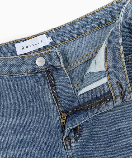 Ressaca（レサーカ）の「ヴィンテージ加工 スリットストレートデニムパンツ（デニムパンツ・メンズ・ライトブルー/インディゴブルー・L/XL/M）」の19枚目の写真