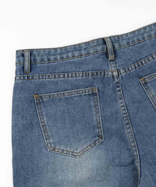 Ressaca（レサーカ）の「ヴィンテージ加工 スリットストレートデニムパンツ（デニムパンツ・メンズ・ライトブルー/インディゴブルー・L/XL/M）」の22枚目の写真