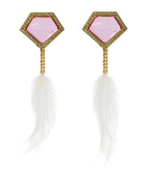 PAMEO POSE（パメオポーズ）の「Swing Feather Pierce（ピアス