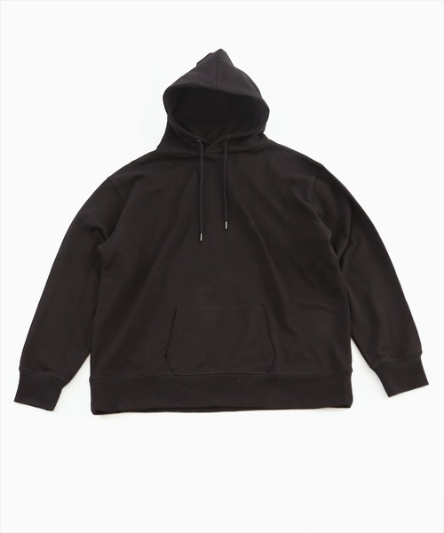 BUCCA 44（ブッカフォーティーフォー）の「【BUCCA 44】手書きテイストロゴプルオーバーパーカー（パーカー・メンズ・ブラック/サックスブルー・MEDIUM/LARGE/X-LARGE/XX-LARGE/XXX-LARGE）」の2枚目の写真