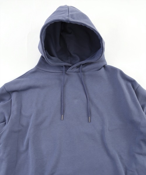 BUCCA 44（ブッカフォーティーフォー）の「【BUCCA 44】手書きテイストロゴプルオーバーパーカー（パーカー・メンズ・ブラック/サックスブルー・MEDIUM/LARGE/X-LARGE/XX-LARGE/XXX-LARGE）」の6枚目の写真