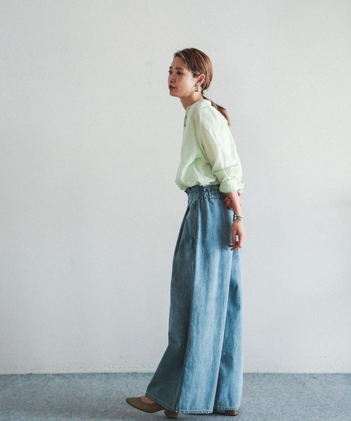 美品　Drawer ブリーチ　タックワイドデニム　ブラミンク ジルサンダー selectshopfelice_js-j04ka0105j4504