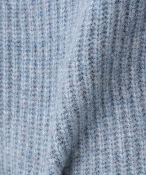LEPSIM(レプシィム)の「3G*MIXカラーニット 922217(ニット/セーター・レディース・グレー/ブルー/キャメル・FREE)」の16枚目の写真