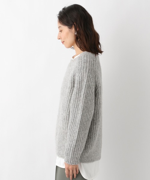 LEPSIM(レプシィム)の「3G*MIXカラーニット 922217(ニット/セーター・レディース・グレー/ブルー/キャメル・FREE)」の8枚目の写真
