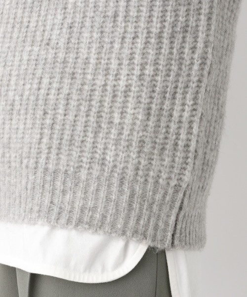 LEPSIM(レプシィム)の「3G*MIXカラーニット 922217(ニット/セーター・レディース・グレー/ブルー/キャメル・FREE)」の13枚目の写真