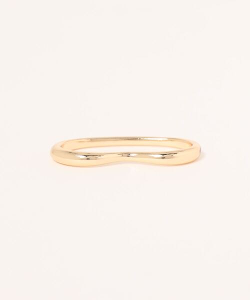 LOWRYS FARM（ローリーズファーム）の「２フィンガーリング　929095（リング・レディース・ベージュ/グレー/ブラック系その他/ゴールド系その他/シルバー系その他・FREE）」の3枚目の写真