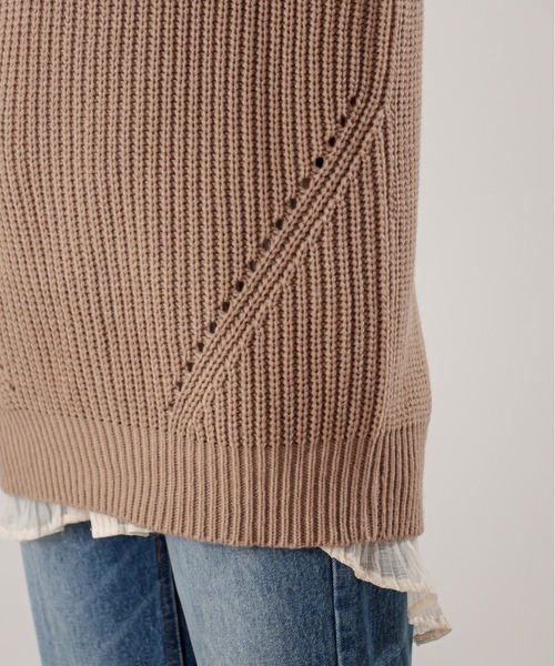 natural couture(ナチュラルクチュール)の「BACKレースアップゆるベスト(ベスト・レディース・アイボリー/ブラック/ベージュ・FREE)」の22枚目の写真