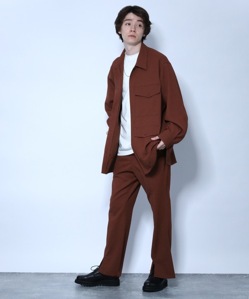 MEN's♂『HAREハレ 』セットアップ　ビッグポケットシャツJK＋パンツ MEN's♂『HAREハレ 』セットアップ ビッグポケットシャツJK＋パンツ