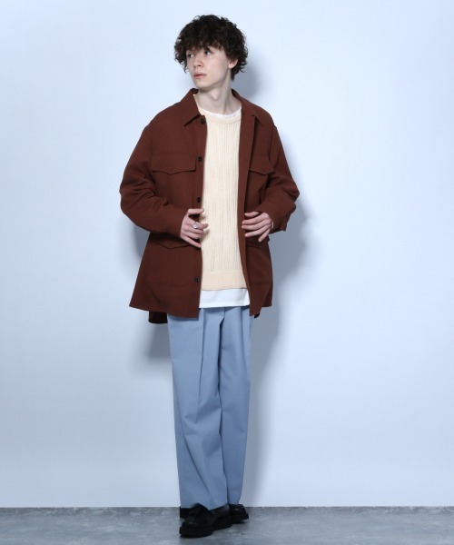 MEN's♂『HAREハレ 』セットアップ　ビッグポケットシャツJK＋パンツ MEN's♂『HAREハレ 』セットアップ ビッグポケットシャツJK＋パンツ