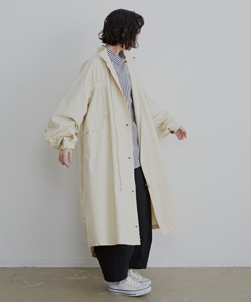 Libra Cue（リブラ キュー）の「コットンツイルロングモッズ