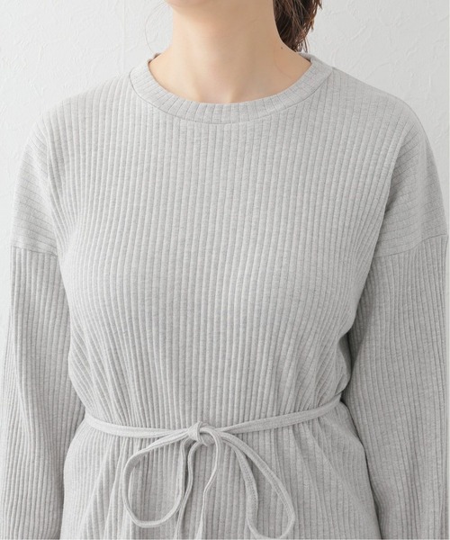 BASERANGE（ベースレンジ）の「【BASERANGE/ベースレンジ】PRE SHAW LONG SLEEVE：カットソー（Tシャツ/カットソー・レディース・ライトグレー・X-SMALL）」の9枚目の写真