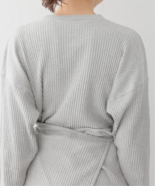 BASERANGE（ベースレンジ）の「【BASERANGE/ベースレンジ】PRE SHAW LONG SLEEVE：カットソー（Tシャツ/カットソー・レディース・ライトグレー・X-SMALL）」の10枚目の写真