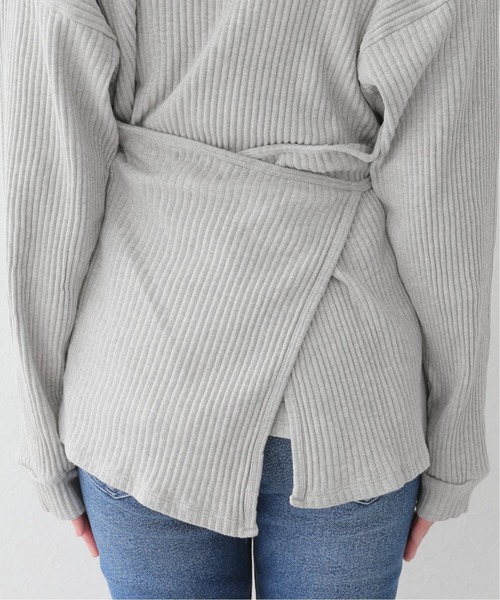 BASERANGE（ベースレンジ）の「【BASERANGE/ベースレンジ】PRE SHAW LONG SLEEVE：カットソー（Tシャツ/カットソー・レディース・ライトグレー・X-SMALL）」の14枚目の写真