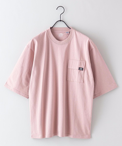 OUTDOOR PRODUCTS(アウトドアプロダクツ)の「【OUTDOOR PRODUCTS】USAコットン5分袖Tシャツ フララップ付きのポケット オーバーサイズ/ビッグシルエット(Tシャツ/カットソー・メンズ・ホワイト/ブラック/カーキ/ブルー系その他/ピンク系その他・SMALL/LARGE/X-LARGE/MEDIUM)」の5枚目の写真