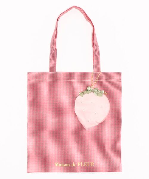 うたたネコ様いちこピンクバックMaison de FLEUR Maison de FLEUR トートバッグ HELLO KITTY レディース