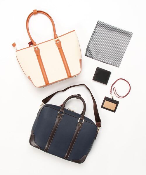 Furbo design（フルボデザイン）の「【Furbo design】 フルボデザイン　5点セット　ビジネスバッグ2点、二つ折り財布、IDパスケース、（スカーフ）（トートバッグ・メンズ・その他・FREE）」の4枚目の写真