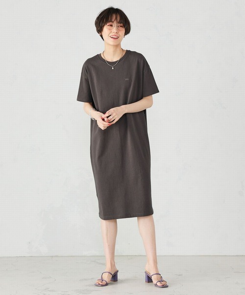 セール 半袖 カットソーワンピース ドレス Lee リー のファッション通販 Zozotown