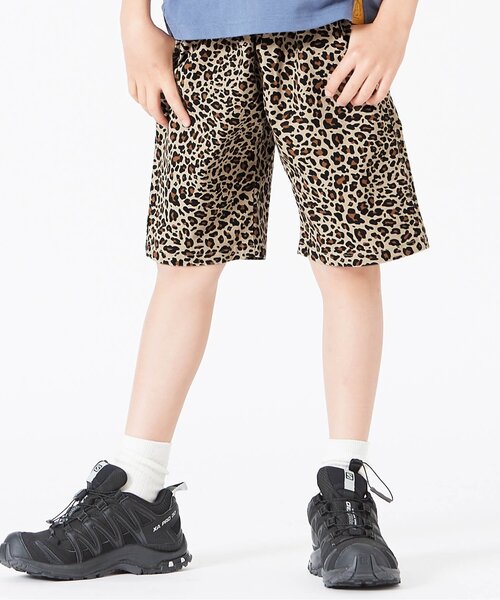 BREEZE（ブリーズ）の「ウエストコード3柄パンツ 5分丈（その他パンツ・キッズ・ベージュ/ネイビー/イエロー・100/110/120/150/90/140/130）」の2枚目の写真