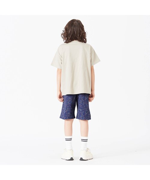 BREEZE（ブリーズ）の「ウエストコード3柄パンツ 5分丈（その他パンツ・キッズ・ベージュ/ネイビー/イエロー・100/110/120/150/90/140/130）」の5枚目の写真