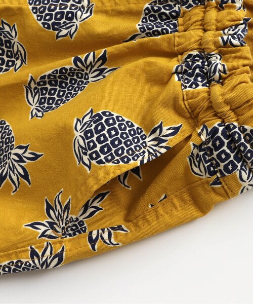 BREEZE（ブリーズ）の「ウエストコード3柄パンツ 5分丈（その他パンツ・キッズ・ベージュ/ネイビー/イエロー・100/110/120/150/90/140/130）」の7枚目の写真