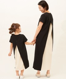 RUGGEDWORKS | 【親子・姉妹お揃い】うしろ別布切替えカットワンピース(ワンピース)