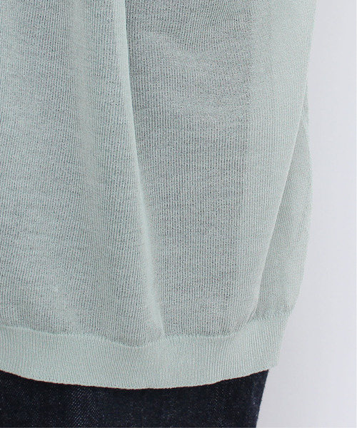 Child Woman ドットアンドストライプス チャイルドウーマン のファッション 60 Vis Ny天竺シースルーチュニックカーディガン カーディガン ボレロ Dot Stripes