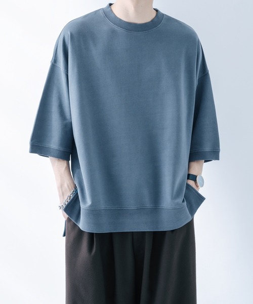 epnok(エプノック)の「ベーシックルーズピグメントTee(Tシャツ/カットソー・メンズ・グレイッシュベージュ/グレイッシュブルー・MEDIUM/LARGE)」の21枚目の写真
