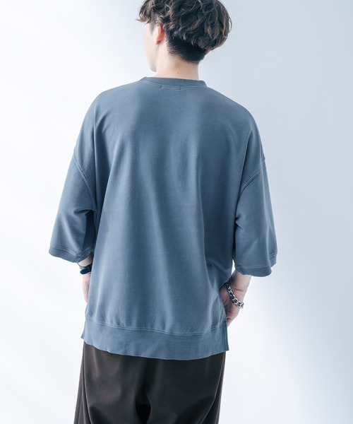 epnok(エプノック)の「ベーシックルーズピグメントTee(Tシャツ/カットソー・メンズ・グレイッシュベージュ/グレイッシュブルー・MEDIUM/LARGE)」の22枚目の写真