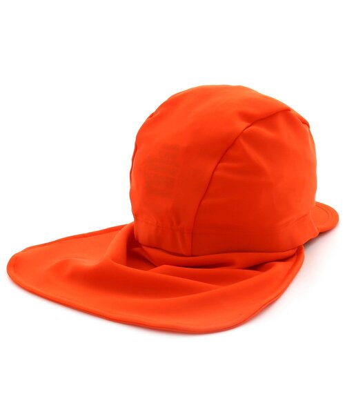 BREEZE（ブリーズ）の「日除け付きスイムキャップ_UVカット（スイムグッズ・キッズ・カーキ/オレンジ/ピンク/ネイビー・56/50）」の6枚目の写真