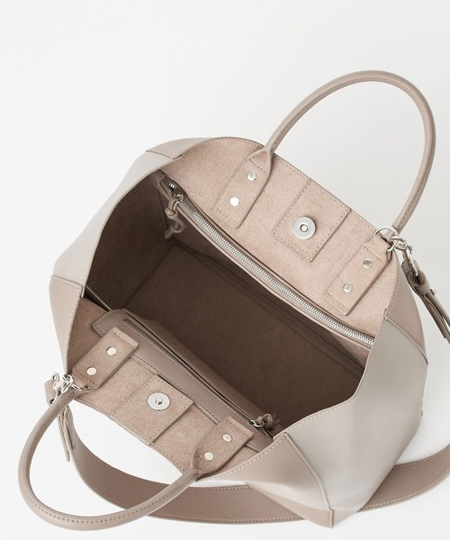 RIVE DROITE（リヴドロワ）の「A4サイズが余裕で入る　A4配色ソフトトート（トートバッグ・レディース・グレー系その他/ライトベージュ・FREE）」の13枚目の写真