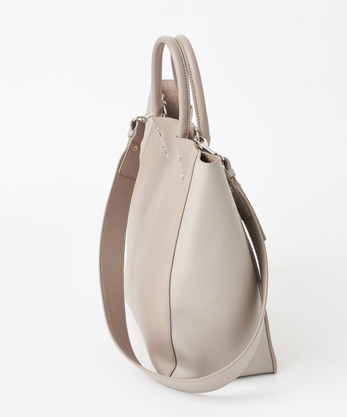 RIVE DROITE（リヴドロワ）の「A4サイズが余裕で入る　A4配色ソフトトート（トートバッグ・レディース・グレー系その他/ライトベージュ・FREE）」の11枚目の写真