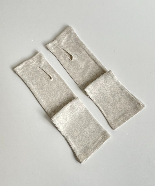 CANAL JEAN（キャナルジーン）の「harmonie -OrganicCotton-　フライスショート丈アームカバー（アームカバー・レディース・チャコールグレー/ブラック/グレー/オートミール・ONE SIZE）」の11枚目の写真