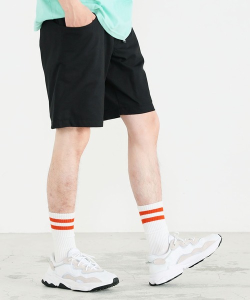 EDWIN（エドウィン）の「歩くたびに涼しい【歩クール】 イージーショートパンツ（その他パンツ・メンズ・ブラック/ネイビー/カーキ/グレー系カモフラージュ・SMALL/MEDIUM/LARGE/X-LARGE）」の2枚目の写真