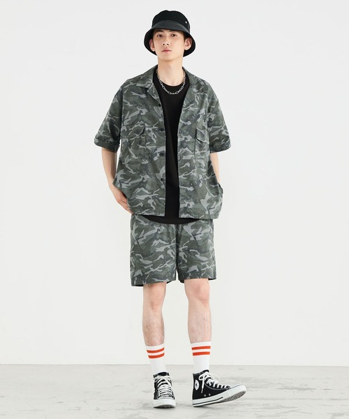 EDWIN（エドウィン）の「歩くたびに涼しい【歩クール】 イージーショートパンツ（その他パンツ・メンズ・ブラック/ネイビー/カーキ/グレー系カモフラージュ・SMALL/MEDIUM/LARGE/X-LARGE）」の10枚目の写真