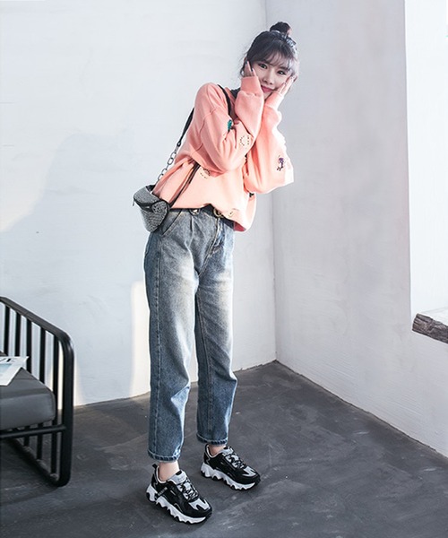 aimoha(アイモハ)の「ユニセックススニーカー(スニーカー・レディース・ホワイト/ブラック・22.5cm/23.5cm/24.5cm/23.0cm/24.0cm/25.0cm)」の13枚目の写真