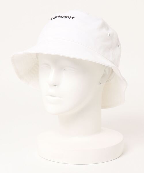 Carhartt WIP（カーハートダブリューアイピー）の「【CARHARTT / カーハート】scriptバケットハット（ハット・レディース・ブラック/ホワイト/カーキ・FREE）」の6枚目の写真