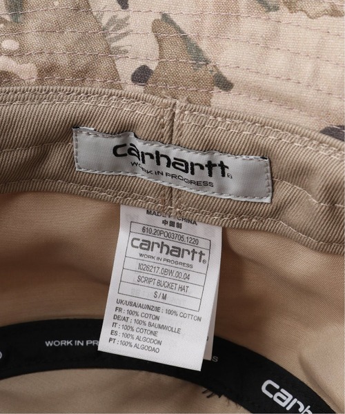 Carhartt WIP（カーハートダブリューアイピー）の「【CARHARTT / カーハート】scriptバケットハット（ハット・レディース・ブラック/ホワイト/カーキ・FREE）」の18枚目の写真