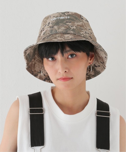 Carhartt WIP（カーハートダブリューアイピー）の「【CARHARTT / カーハート】scriptバケットハット（ハット・レディース・ブラック/ホワイト/カーキ・FREE）」の9枚目の写真