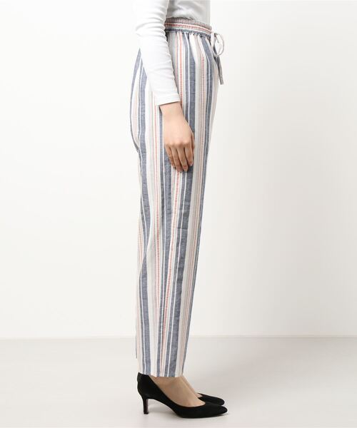 PICCIN(ピッチン)の「マルチストライプパンツ(その他パンツ・レディース・ネイビー/オレンジ・M)」の4枚目の写真