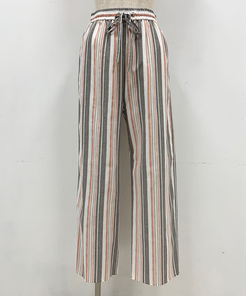 PICCIN(ピッチン)の「マルチストライプパンツ(その他パンツ・レディース・ネイビー/オレンジ・M)」の5枚目の写真