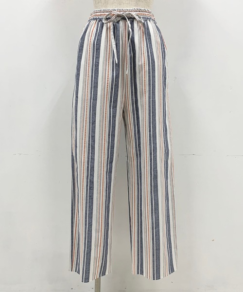 PICCIN(ピッチン)の「マルチストライプパンツ(その他パンツ・レディース・ネイビー/オレンジ・M)」の6枚目の写真