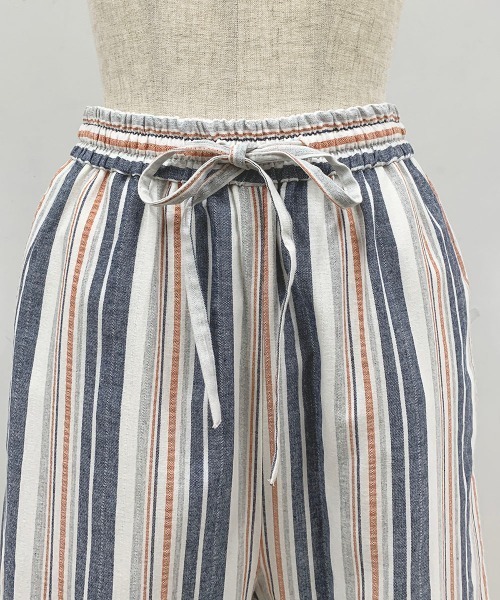 PICCIN(ピッチン)の「マルチストライプパンツ(その他パンツ・レディース・ネイビー/オレンジ・M)」の9枚目の写真